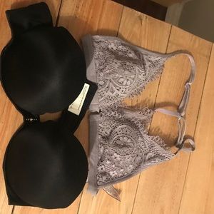 2 used bras